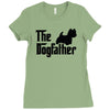 the dogfather west highland Ladies Fitted T-Shirt