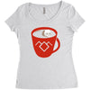 black coffee Women's Triblend Scoop T-shirt