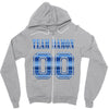 team damon salvatore Zipper Hoodie