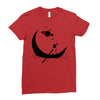 On The Moon Ladies Fitted T-Shirt