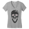 skull triangle Women's V-Neck T-Shirt