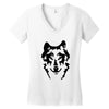 wolf Women's V-Neck T-Shirt