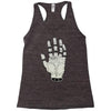 the hand of destiny Racerback Tank