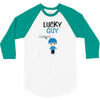 Lucky Guy (Lucky Girl - Lucky Guy Couples Design) 3/4 Sleeve Shirt
