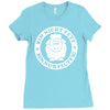 bin nicht fett Ladies Fitted T-Shirt