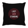 PUPG Last Men Standing Throw Pillow