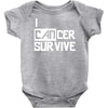 i can survive cancer Baby Onesie
