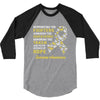 Sarcoma Awareness 3/4 Sleeve Shirt