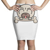 cute pug dog Pencil Skirts