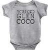 you go glen coco  t shirt  you go glen coco  graphic Baby Onesie