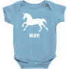 unicorn believe Baby Onesie