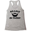 mens beard Racerback Tank