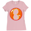 Kid Goku Saiyan With Dragon Ball 4 Star Ladies Fitted T-Shirt