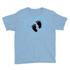 Baby Boy with Heart Any Name Customized Youth Tee