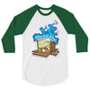 sticker box 3/4 Sleeve Shirt