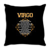 cool virgo Throw Pillow