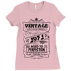 Vintage Aged To Perfection 1971 Ladies Fitted T-Shirt