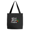 holly jolly christmas Tote Bags