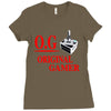 old school gamer Ladies Fitted T-Shirt