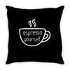 Espresso Yourself Pocket Throw Pillow
