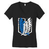 wings of freedom Women's V-Neck T-Shirt