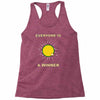 everyone is a winner Racerback Tank