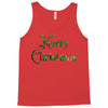 merry christmas green glitter Tank Top