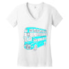 london double decker bus Women's V-Neck T-Shirt
