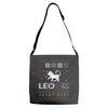 santa leo christmas ugly t shirts Adjustable Strap Totes