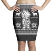 christmas saiyan prince Pencil Skirts