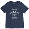 earth suck V-Neck Tee