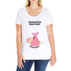 Estimated Delivery September Baby Girl Ladies Curvy T-Shirt