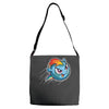 rainbow soccer Adjustable Strap Totes