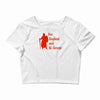 for england and st Crop Top