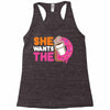 She Wants The D Dunkin Donuts Racerback Tank