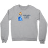 fashionably late Crewneck Sweatshirt