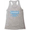 shhhhh this is my hangover shirt Racerback Tank