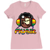 music Ladies Fitted T-Shirt