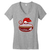 cretaceous survivors (the history league) Women's V-Neck T-Shirt