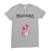 Pregosaurus Girl Ladies Fitted T-Shirt