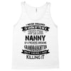 Super Cool Nanny Of A Freaking Awesome Granddaughter Tank Top