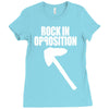 rock in opposition Ladies Fitted T-Shirt