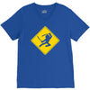 ninja crossing sign V-Neck Tee
