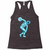 astronaut discus throwing Racerback Tank