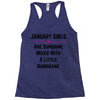 January Girls Racerback Tank