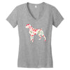 flower Women's V-Neck T-Shirt