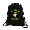 lucky charm 2 Drawstring Bags