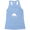 grandpa dinosaur Racerback Tank