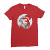 moon dovahkiin Ladies Fitted T-Shirt