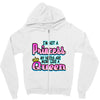 not princess queen Zipper Hoodie